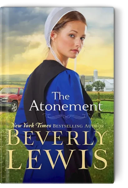 Amish woman looking over her shoulder