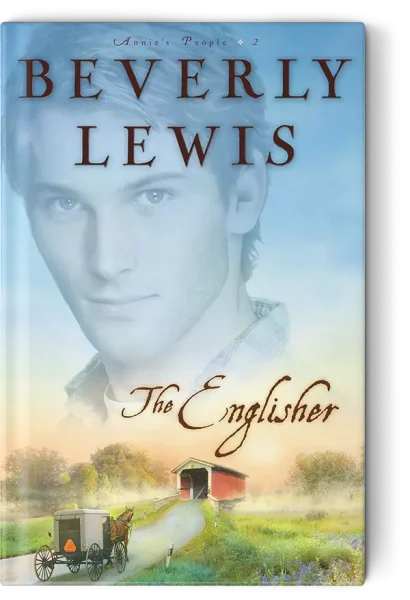 Young man above a covered bridge