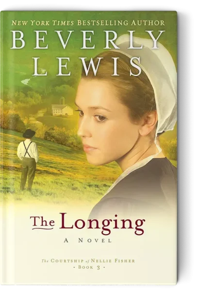 Man standing in a field, woman looking longingly